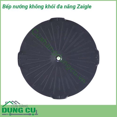 Bếp nướng không khói đa năng Zaigle với thiết kế nhỏ gọn nướng không có mùi không khói không bắn dầu  Dễ sử dụng không cần nước hoặc dầu trong khi nấu Không cần rã đông trước khi nấu