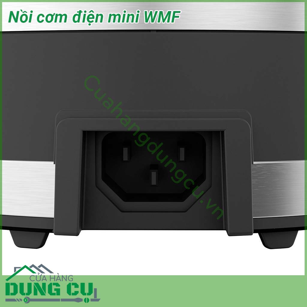 Nồi cơm điện mini đa năng WMF kích thước nhỏ gọn với dung tích là 1 lít  Chất liệu cao cấp an toàn tuyệt đối với sức khỏe người tiêu dùng  Lõi nồi chống dính cao cấp Vung nồi bằng thủy tinh trong suốt dễ quan sát trong lúc nấu ăn quai cầm cách nhiệt