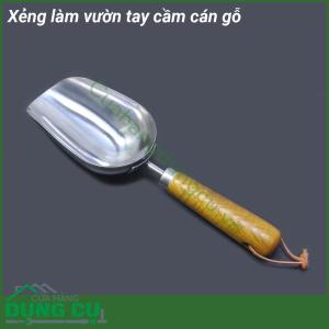 Bay xúc đất làm vườn inox cao cấp