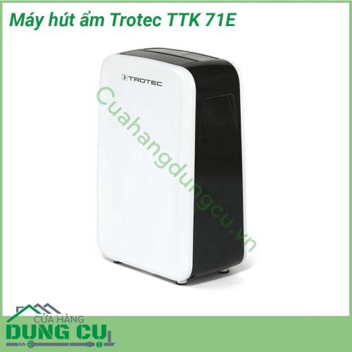 Máy hút ẩm Trotec TTK 71E với dung tích lên đến 24 lít trong 24 giờ đây là đối tác lý tưởng khi nói đến việc giữ cho không gian sống và văn phòng lên đến khoảng 50 m² luôn khô ráo