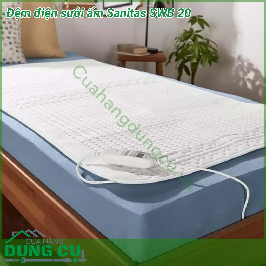 Đệm điện sưởi ấm lông cừu Sanitas SWB 20