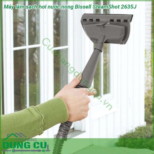 Máy làm sạch bằng hơi nước nóng Bissell 2635J giúp loại bỏ 99 9 vi khuẩn cứng đầu trên các vật dụng nhà bếp phòng tắm Máy thiết kế nhỏ gọn dễ dàng di chuyển và lắp đặt