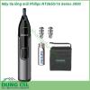 Máy tỉa lông tai và mũi Philips NT3650-16 3000 loại bỏ nhẹ nhàng những sợi lông mũi và tai Máy tỉa có các cạnh được thiết kế đặc biệt sử dụng công nghệ ProtecTube mang đến trải nghiệm cắt tỉa nhanh chóng dễ dàng thoải mái