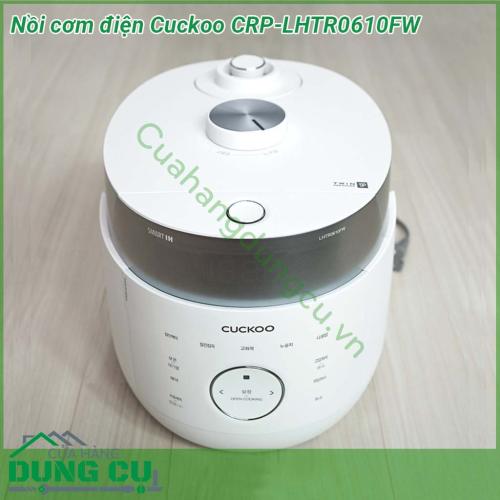 Nồi cơm điện Cuckoo CRP-LHTR0610FW ưu điểm vượt trội thiết kế vô cùng trang nhã hiện đại với gam màu trắng chủ đạo các nút bấm thiết kế tinh tế tạo đường nét mềm mại làm tăng tính sang trọng cho ngôi nhà của bạn