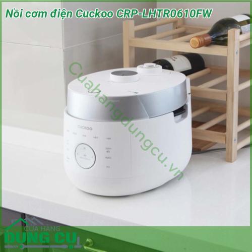 Nồi cơm điện Cuckoo CRP-LHTR0610FW ưu điểm vượt trội thiết kế vô cùng trang nhã hiện đại với gam màu trắng chủ đạo các nút bấm thiết kế tinh tế tạo đường nét mềm mại làm tăng tính sang trọng cho ngôi nhà của bạn