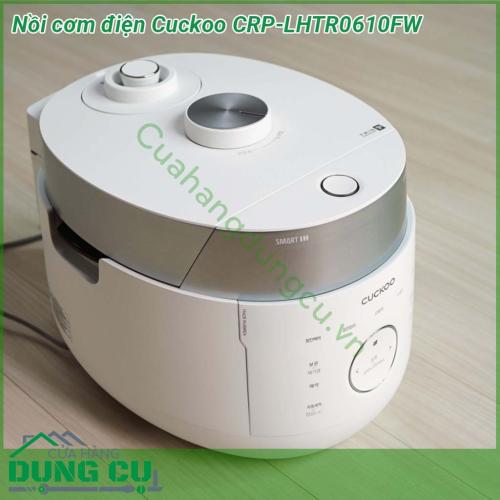 Nồi cơm điện Cuckoo CRP-LHTR0610FW ưu điểm vượt trội thiết kế vô cùng trang nhã hiện đại với gam màu trắng chủ đạo các nút bấm thiết kế tinh tế tạo đường nét mềm mại làm tăng tính sang trọng cho ngôi nhà của bạn