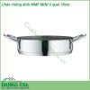 Chảo chống dính 2 quai WMF Mini 18cm được làm từ chất liệu Inox 18 10 giúp đun nấu nhanh và tiết kiệm năng lượng Lòng chảo phủ chống dính siêu bền an toàn không gây ung thư