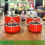 Bộ 4 nồi Silit Silargan Passion màu đỏ