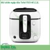 Nồi chiên ngập dầu Tefal FR3140 2 2 lit dung tích lớn dùng để chiên các món ngon cho tối đa 6 người Nồi dễ dàng vệ sinh hộp đựng và nắp có thể tháo rời và an toàn với máy rửa chén cũng như giỏ có tay cầm