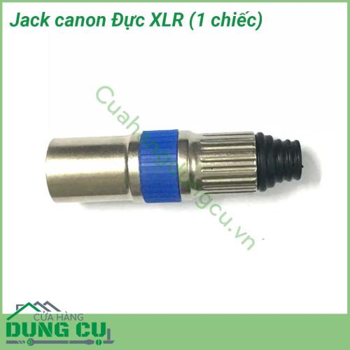 Jack canon đực XLR được làm bằng hợp kim crôm chắc chắn lớp mạ cực tốt chống ăn mòn  cứng cáp dễ dàng sử dụng  Sản phẩm được thiết kế rất nhỏ gọn dễ dàng mang đi hiệu quả kết nối truyền tín hiệu tốt