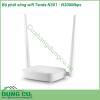 Bộ phát sóng wifi Tenda N301 được sản xuất và thiết kế nhỏ gọn theo tiêu chuẩn hiện đại  Thiết bị phù hợp để sử dụng cho các tòa nhà văn phòng khu nhà ở rộng rãi với việc được trang bị 2 ăng ten 5dBI và khả năng phát sóng wifi mạnh mẽ