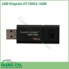 USB Kingston DT100G3 16GB với tông màu đen bí ẩn cùng thiết kế nhỏ gọn giúp thuận tiện để bạn theo bên mình khi di chuyển và sử dụng lúc cần thiết  Đồng thời nắp USB sẽ bảo vệ cổng kết nối khỏi những hư hỏng do va chạm và bụi bẩn