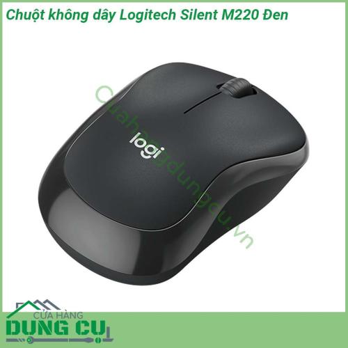 Chuột không dây Logitech M220 Silent có các đường cong bo theo lòng bàn tay đưa đến cảm giác rất tự nhiên và thoải mái đến tay người dừng Ngoài ra kích thước nhỏ gọn sản phẩm có thể được bạn đem theo bên mình và sử dụng khi cần thiết