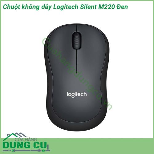 Chuột không dây Logitech M220 Silent có các đường cong bo theo lòng bàn tay đưa đến cảm giác rất tự nhiên và thoải mái đến tay người dừng Ngoài ra kích thước nhỏ gọn sản phẩm có thể được bạn đem theo bên mình và sử dụng khi cần thiết