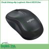 Chuột không dây Logitech M220 Silent có các đường cong bo theo lòng bàn tay đưa đến cảm giác rất tự nhiên và thoải mái đến tay người dừng Ngoài ra kích thước nhỏ gọn sản phẩm có thể được bạn đem theo bên mình và sử dụng khi cần thiết