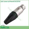 Jack canon cái Neutrik NC3FXX với thiết kế đẹp và chất lượng  thân giắc bằng kim loại - đuôi bằng nhựa bền bỉ khi rút ra và cắm vô trong thời gian dài  Đảm bảo chất lượng tín hiệu kết nối đạt chuẩn