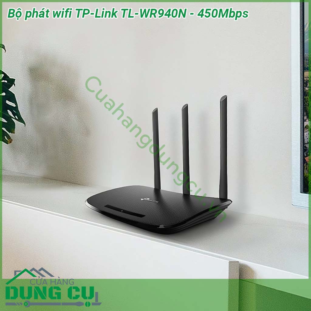 Bộ phát wifi TP-Link TL-WR940N - 450Mbps
