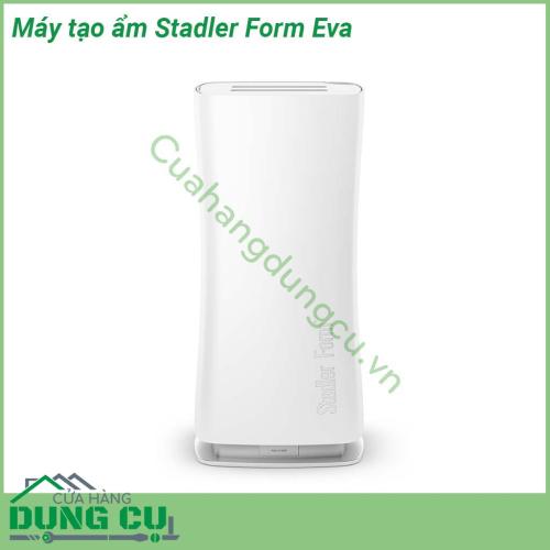 Máy tạo ẩm Stadler Form Eva màu sắc trang nhã kiểu dáng hiện đại do được thiết kế từ chất liệu cao cấp giúp cho sản phẩm đạt được độ hoàn thiện cao  Máy tạo ẩm hoạt động rất êm ái và độ ồn nhỏ  rất phù hợp với những không gian yên tĩnh