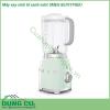 Máy xay sinh tố xanh mint SMEG BLF01PGEU kiểu dáng đẹp mạnh mẽ  chất liệu Aluminium được sơn bóng  Bình nhẹ dễ lau chùi có khả năng chống và đập trày xước và chịu nhiệt  Nắp mở trong suốt Lưỡi dao đôi có thể tháo rời làm bằng thép không gỉ