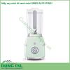 Máy xay sinh tố xanh mint SMEG BLF01PGEU kiểu dáng đẹp mạnh mẽ  chất liệu Aluminium được sơn bóng  Bình nhẹ dễ lau chùi có khả năng chống và đập trày xước và chịu nhiệt  Nắp mở trong suốt Lưỡi dao đôi có thể tháo rời làm bằng thép không gỉ