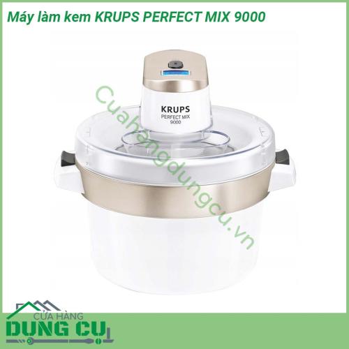 Máy làm kem KRUPS PERFECT MIX 9000 được thiết kế với hình thức nhỏ gọn mẫu mã kiểu dáng đẹp thiết kế sang trọng màu trắng phù hợp với không gian trong nhà bếp gia đình của bạn