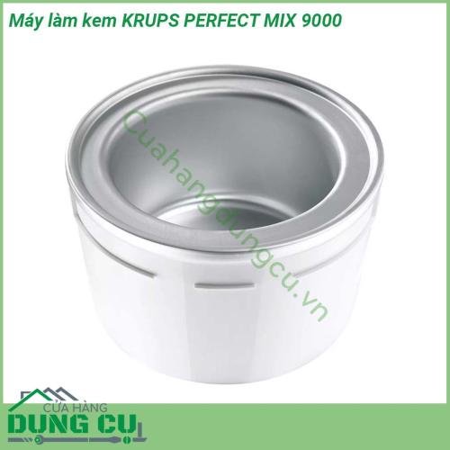 Máy làm kem KRUPS PERFECT MIX 9000 được thiết kế với hình thức nhỏ gọn mẫu mã kiểu dáng đẹp thiết kế sang trọng màu trắng phù hợp với không gian trong nhà bếp gia đình của bạn