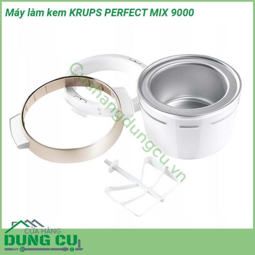 Máy làm kem KRUPS PERFECT MIX 9000 được thiết kế với hình thức nhỏ gọn mẫu mã kiểu dáng đẹp thiết kế sang trọng màu trắng phù hợp với không gian trong nhà bếp gia đình của bạn