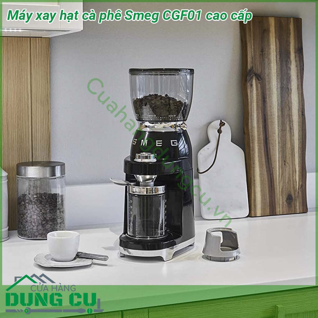 Máy xay hạt cà phê Smeg CGF01 cao cấp