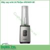 Máy xay sinh tố Philips HR2600-80 thiết kế gọn nhẹ cực kì tiết kiệm không gian trong nhà bếp  Vỏ thân máy làm bằng chất liệu thép không gỉ Cromargan bóng mờ bình chứa làm từ chất liệu Tritan chất lượng cao không chứa BPA cực kì an toàn cho sức khoẻ