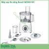 Máy xay đa năng Bosch MCM3100 thiết kế siêu nhỏ gọn và linh hoạt giúp tiết kiệm không gian nhà bếp  Chân cao su cho độ ổn định cao hơn trong quá trình sử dụng Phụ kiện dễ dàng tháo lắp và làm sạch bằng máy rửa chén