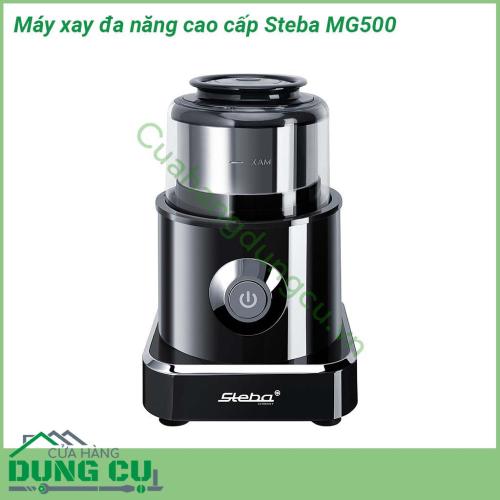 Máy xay đa năng cao cấp Steba MG500 được thiết kế nhỏ gọn với công suất phù hợp giúp bạn chế biến đồ ăn nhanh chóng  Sở hữu 1 chiếc máy nhưng lại sử dụng được nhiều chức năng giúp bạn giảm thiểu máy móc giúp gian bếp gọn gàng hơn