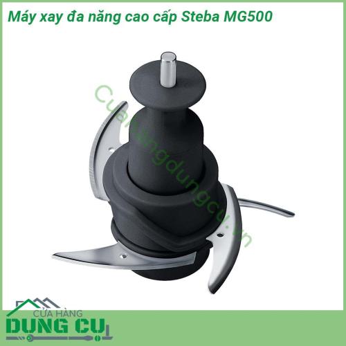 Máy xay đa năng cao cấp Steba MG500 được thiết kế nhỏ gọn với công suất phù hợp giúp bạn chế biến đồ ăn nhanh chóng  Sở hữu 1 chiếc máy nhưng lại sử dụng được nhiều chức năng giúp bạn giảm thiểu máy móc giúp gian bếp gọn gàng hơn