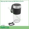 Máy xay sinh tố mini cầm tay WMF Mix On The Go được thiết kế nhỏ gọn cùng công suất mạnh mẽ Hộp được làm từ chất liệu nhựa cao cấp không hề chứa BPA an toàn và thân thiện với sức khoẻ người tiêu dùng