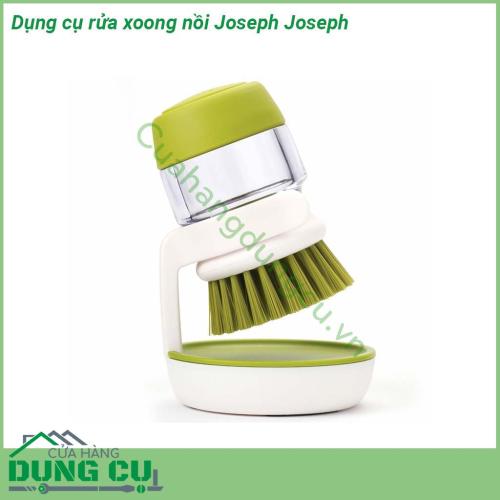 Dụng cụ rửa xoong nồi Joseph Joseph kích thước nhỏ gọn của nó giúp dễ dàng để làm sạch nồi chảo và bát đĩa Toàn bộ vật liệu tháo rời để dễ vệ sinh