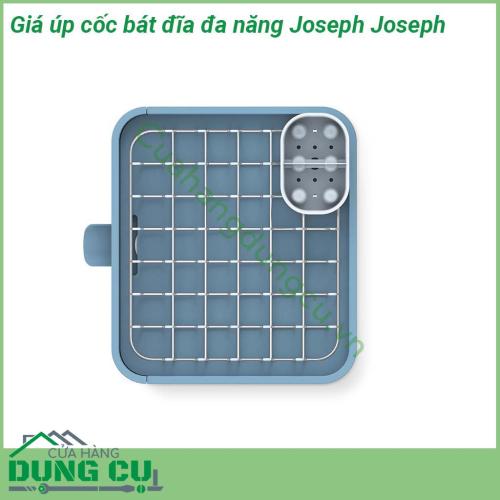 Giá úp cốc bát đĩa đa năng Joseph Joseph mang màu trắng trẻ trung tô điểm thêm góc bếp của mọi nhà Chất liệu nhựa đảm bảo an toàn cho sức khỏe tiện lợi hơn mỗi khi vệ sinh Thiết kế ngăn thông minh có thể thu gọn để chứa nhiều hoặc ít bát đĩa