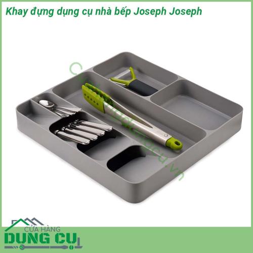 Khay đựng dụng cụ nhà bếp Joseph Joseph được làm từ nhựa cao cấp không chứa BPA đảm bảo an toàn cho sức khỏe người dùng Thiết kế độc đáo tạo thêm không gian trong ngăn kéo của bạn