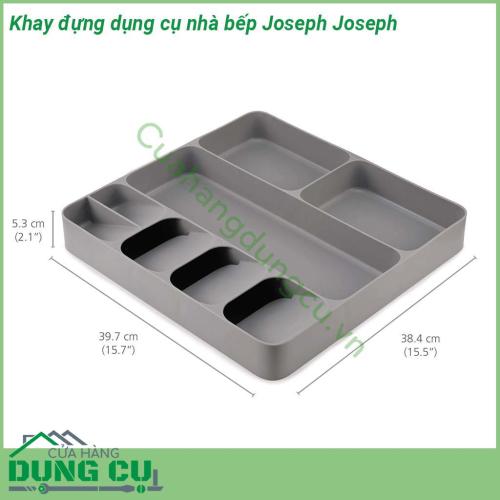 Khay đựng dụng cụ nhà bếp Joseph Joseph được làm từ nhựa cao cấp không chứa BPA đảm bảo an toàn cho sức khỏe người dùng Thiết kế độc đáo tạo thêm không gian trong ngăn kéo của bạn