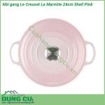 Nồi gang Le Creuset La Marmite 24cm Shell Pink được sản xuất hoàn toàn từ các vật liệu chất lượng cao kết hợp với lớp tráng men cao cấp  Phong cách thiết kế kết hợp giữa hiện đại và truyền thống nhưng vẫn đảm bảo được sự tiện lợi trong quá trình sử dụng
