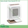 Quạt sưởi gốm Trotec Keramik TFC 14 E có thiết kế hiện đại cùng với màu trắng vàng đồng bắt mắt phù hợp với mọi không gian phòng khách  Quạt sưởi gốm yên tĩnh và nhỏ gọn  Dễ dàng vận chuyển và vận hành Chân đế an toàn