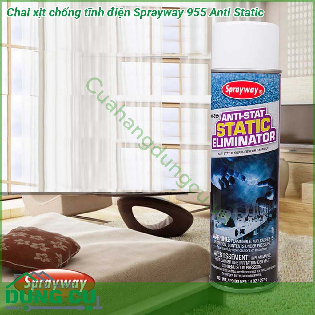 Chai xịt chống tĩnh điện Sprayway 955 Anti Static