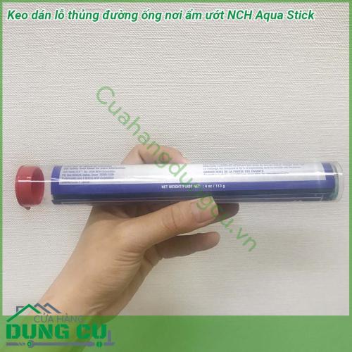 Keo dán lỗ thủng cho đường ống nơi ẩm ướt NCH Aqua Stick là một loại hợp chất chuyên dụng dán lỗ thủng rò rỉ trong môi trường nước