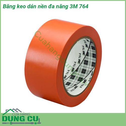 Băng keo dán nền đa năng 3M 764 với nhiều màu sắc đa dạng tươi sáng dễ nhìn Chất liệu mềm dẻo  dễ dàng gỡ bỏ không để lại keo  Có khả năng chịu mài mòn tốt dể dàng lau sạch xử lý bề mặt bị bẩn