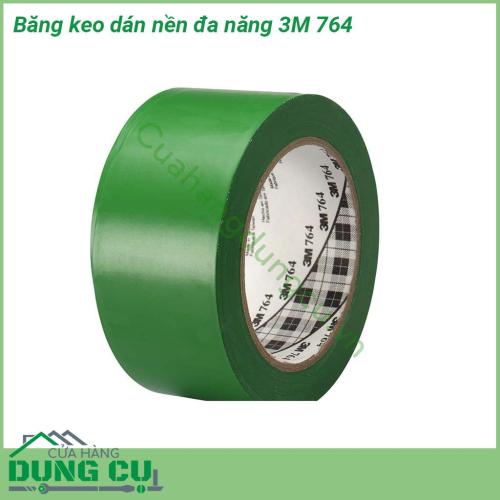 Băng keo dán nền đa năng 3M 764 với nhiều màu sắc đa dạng tươi sáng dễ nhìn Chất liệu mềm dẻo  dễ dàng gỡ bỏ không để lại keo  Có khả năng chịu mài mòn tốt dể dàng lau sạch xử lý bề mặt bị bẩn