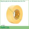 Băng keo giấy che sơn 3M Masking Tape 243J Plus có kích thước nhỏ mềm mỏng và dài với độ dày là 0 08mm  Với độ bền và rất dai thì khi lột bỏ băng keo này sẽ không bị rách và còn có thể dễ dàng xé rách bằng tay nữa