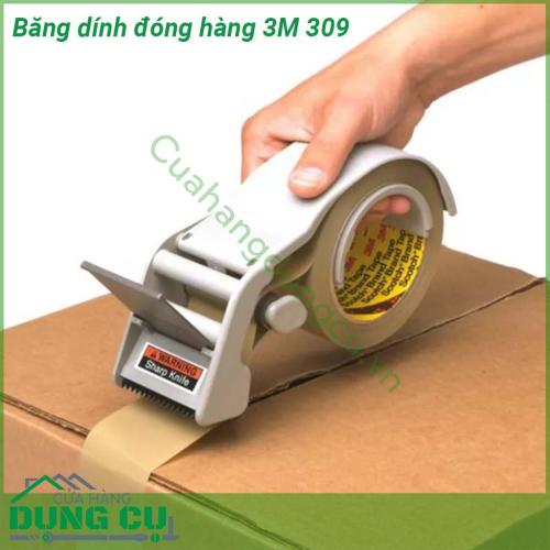 Băng dính đóng hàng 3M 309 kết cấu trong suốt  bám dính chắc chắn khó bung Khả năng chống mài mòn chống rách và bong tróc được đánh giá rất cao