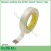 Băng keo sợi thủy tinh 3M 897 Scotch Filament Tape là băng keo sợi thủy tinh cao cấp được làm bằng sợi thủy tinh với chất liệu nhựa cao su tổng hợp thích hợp cho việc đóng đai Độ bám dính tốt trên nhiều loại chất liệu bề mặt ngay cả với bề mặt có lớp dầu