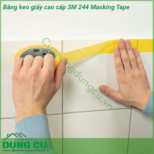 Băng keo giấy cao cấp 3M 244 Masking Tape (50mm X 50m)