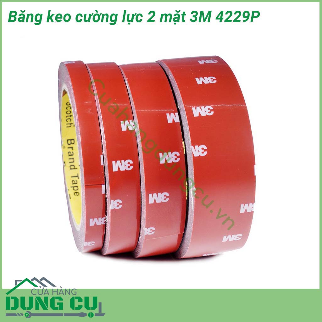 Băng keo cường lực 2 mặt 3M 4229P bao gồm 4 lớp Lớp bảo vệ băng keo lớp keo siêu dính lớp nền silicon trong suốt lớp keo siêu dính bên trong cùng Với hai mặt keo này băng dính được dùng để kết dính dính các bề mặt với nhau hoặc vật thể và bề mặt