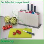 Bộ thớt kèm dao 8 món Joseph Joseph