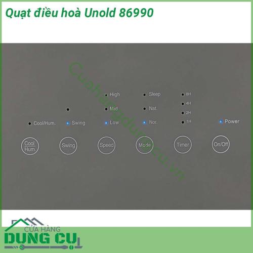 Quạt điều hoà Unold 86990 thiết kế không cánh hiện đại an toàn tuyệt đối với trẻ nhỏ tăng thẩm mỹ cho không gian sử dụng Nhỏ gọn linh hoạt tích hợp tay cầm dây cáp dài dễ dàng di chuyển quạt bất kì nơi đâu